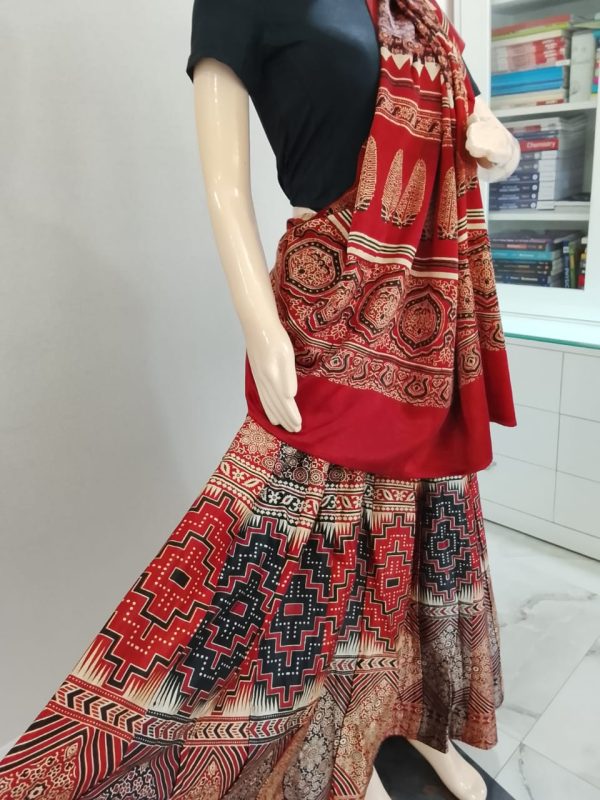 Red Lehnga Choli - Image 4