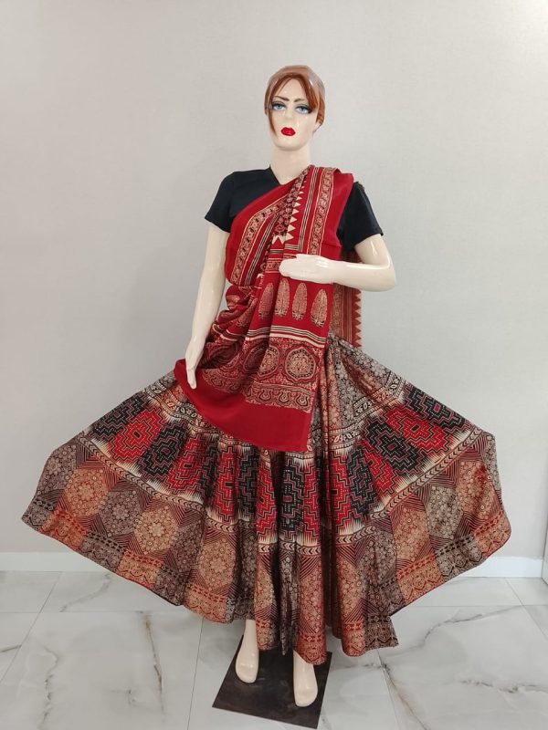 Red Lehnga Choli - Image 3