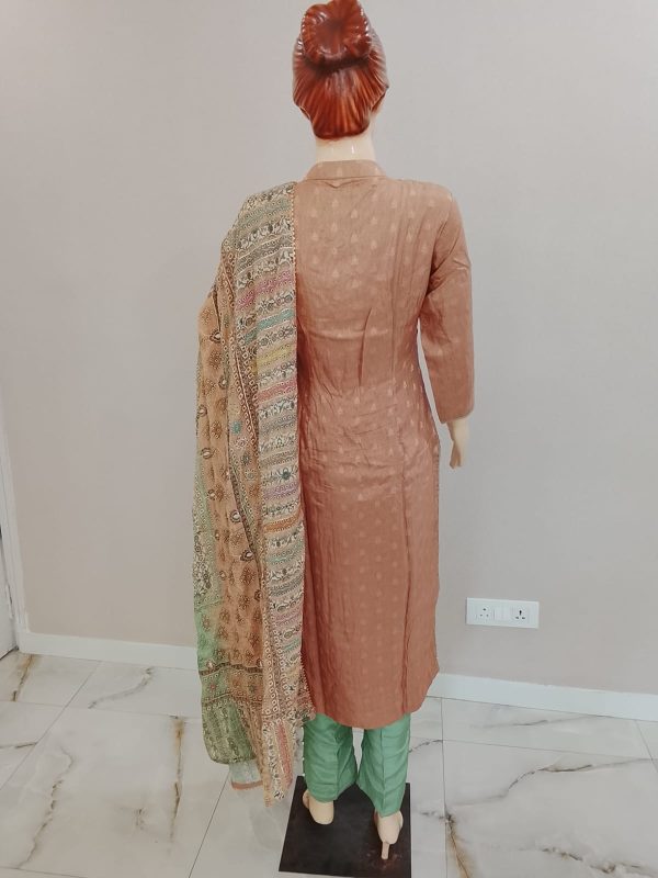 Nude Suit With Basil Pant - Image 3