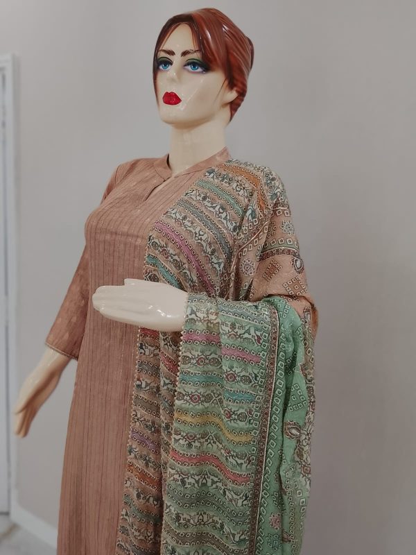 Nude Suit With Basil Pant - Image 6