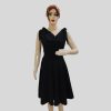 Black Dress V-neck