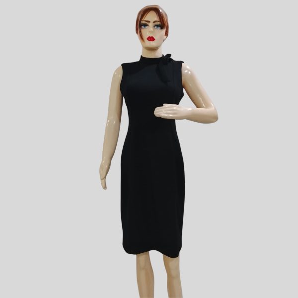 Black Dress High-Neck