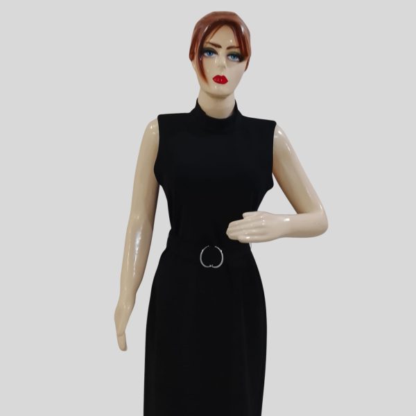 Black Dress With Belt