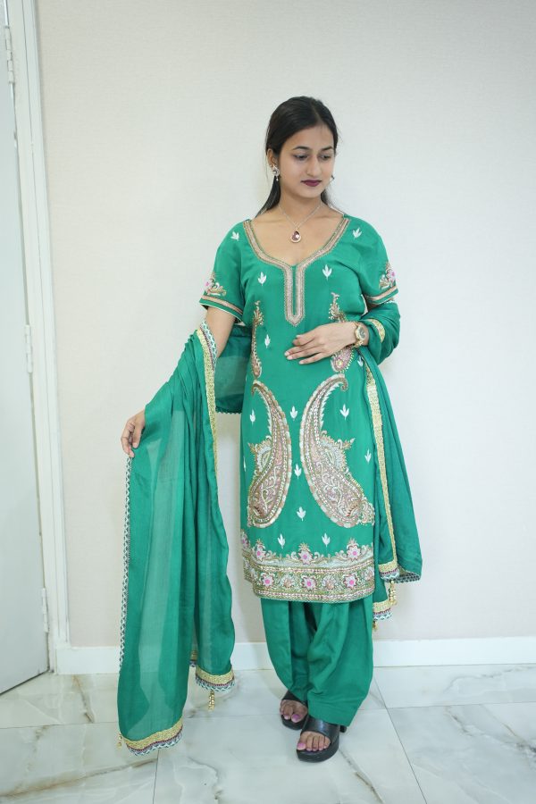 Dark Green Salwar Suit