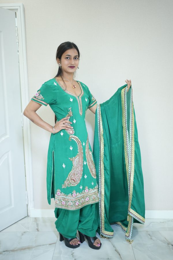 Dark Green Salwar Suit - Image 2