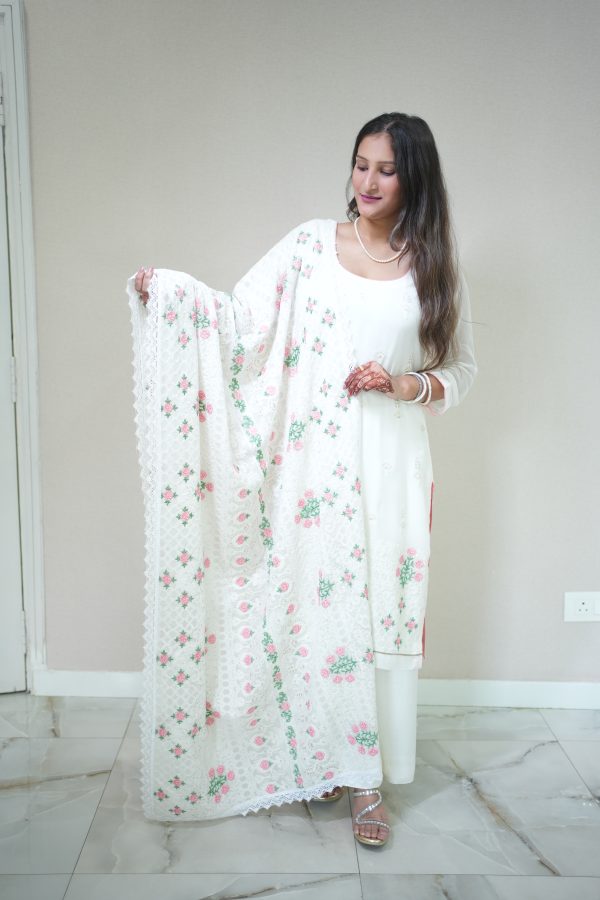 White Suit With Pant - Image 5