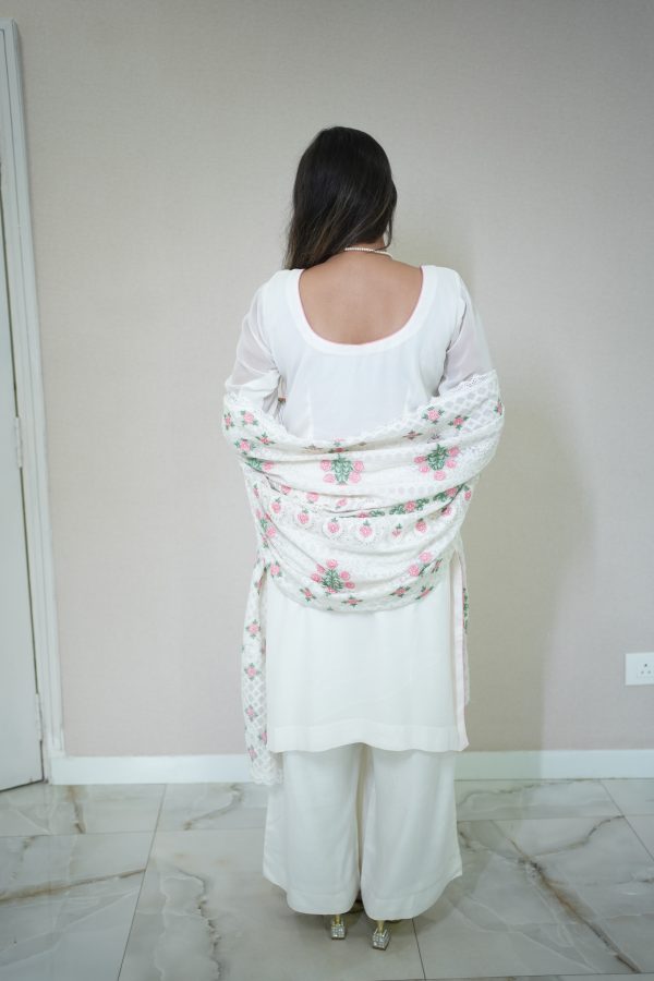 White Suit With Pant - Image 2