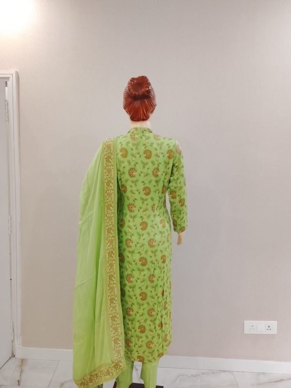 Green Pant Plazzo Suit - Image 3