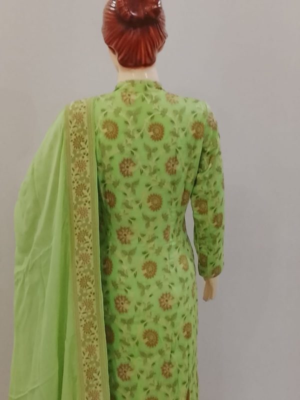 Green Pant Plazzo Suit - Image 4