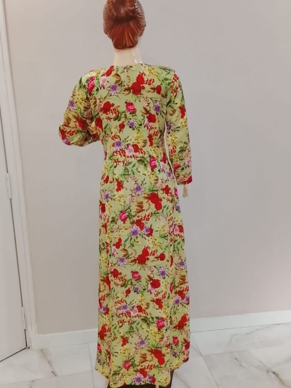Green with Red Pant Suit - Image 3