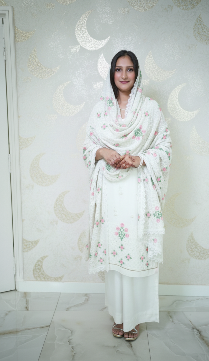White Suit With Pant - Image 4