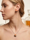 Orange Flower Jewellery Set