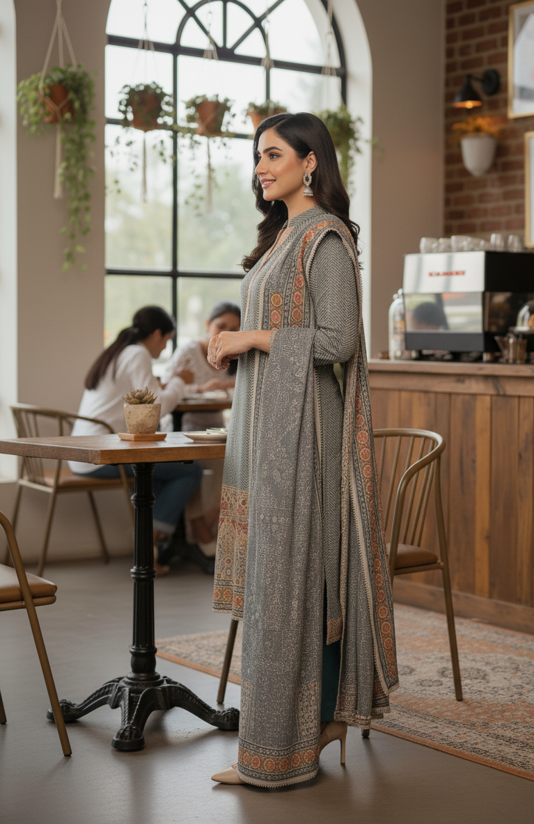 Grey Pant Suit - Image 2