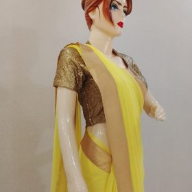 Lemon Saree