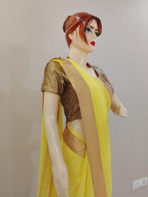 Lemon Saree
