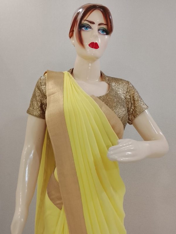 Lemon Saree - Image 2
