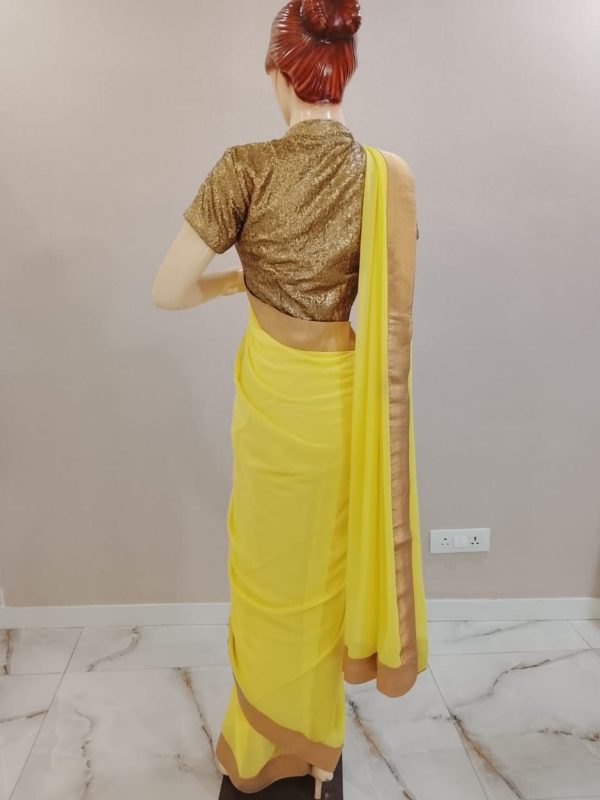 Lemon Saree - Image 3