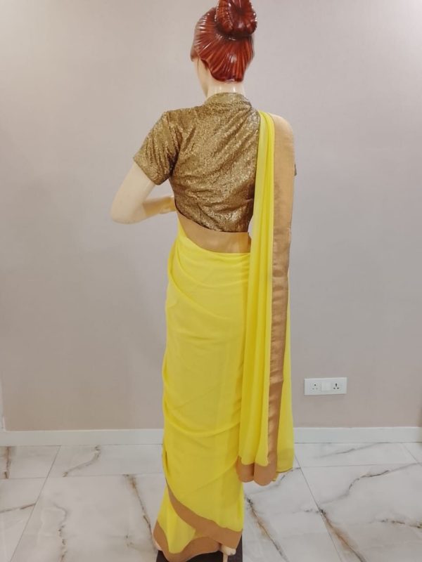 Lemon Saree - Image 5
