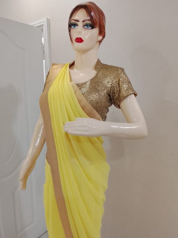 Lemon Saree - Image 6