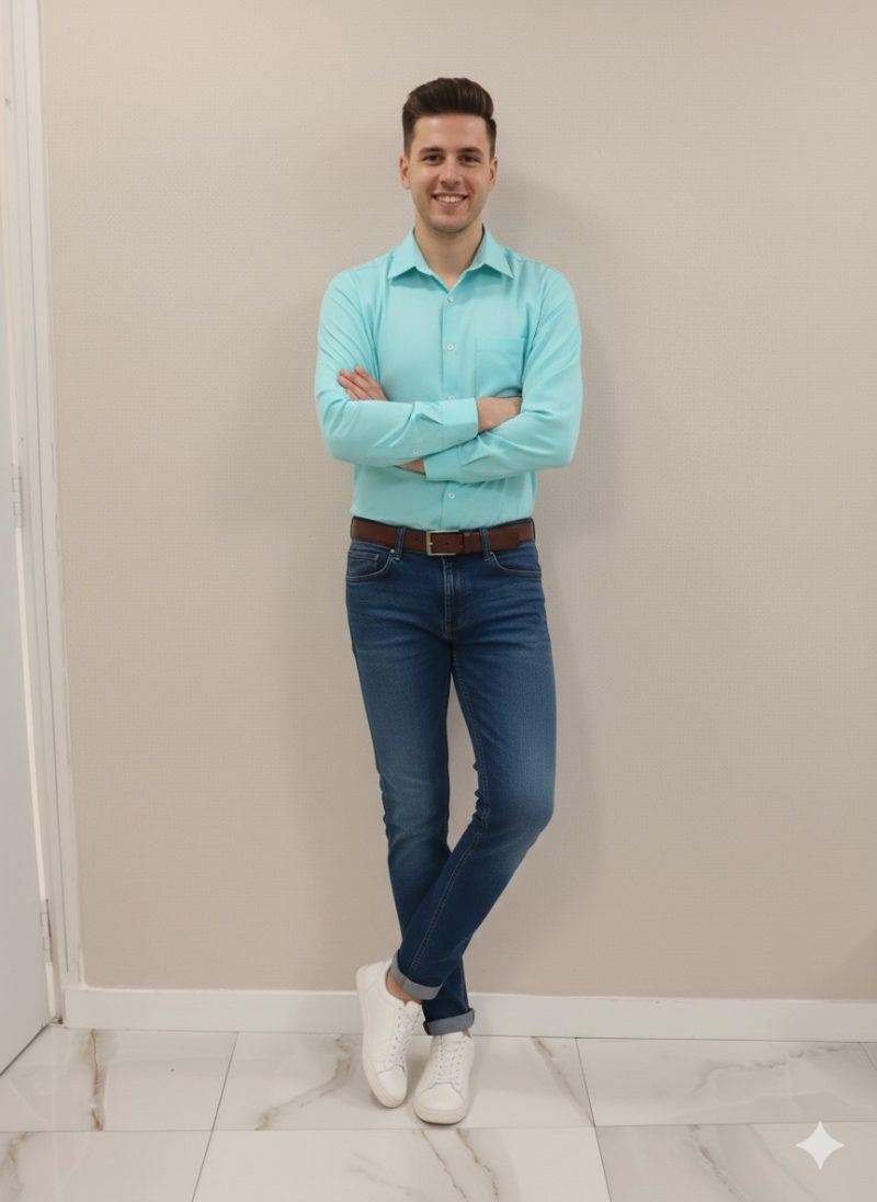 Sea Green Shirt - Image 5