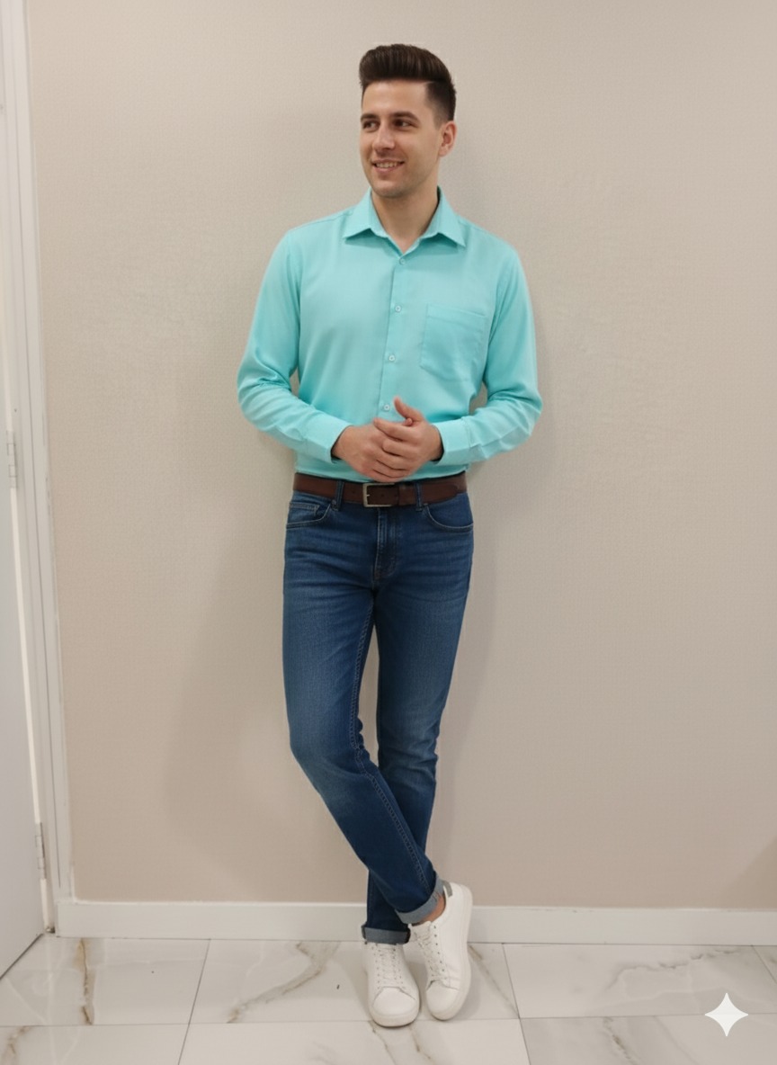 Sea Green Shirt - Image 4