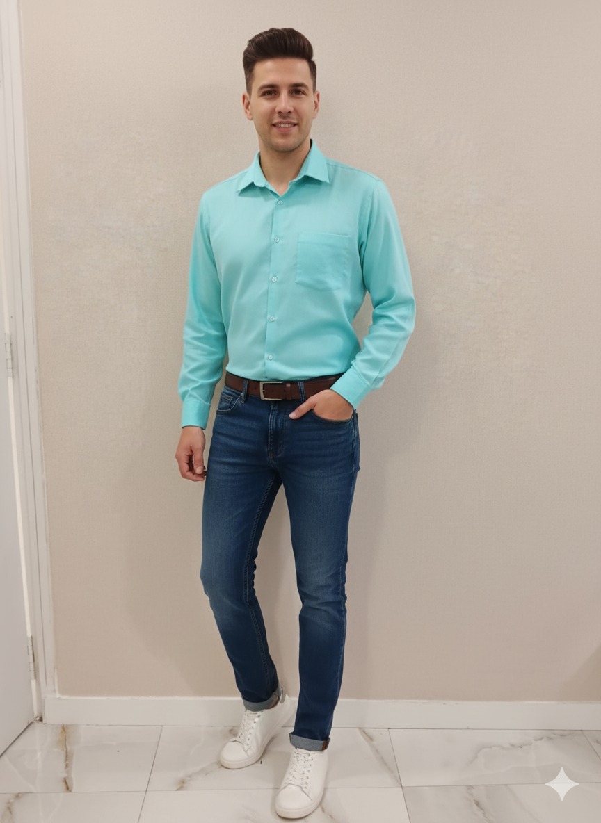 Sea Green Shirt - Image 2