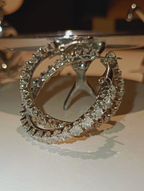Circle Silver Earings