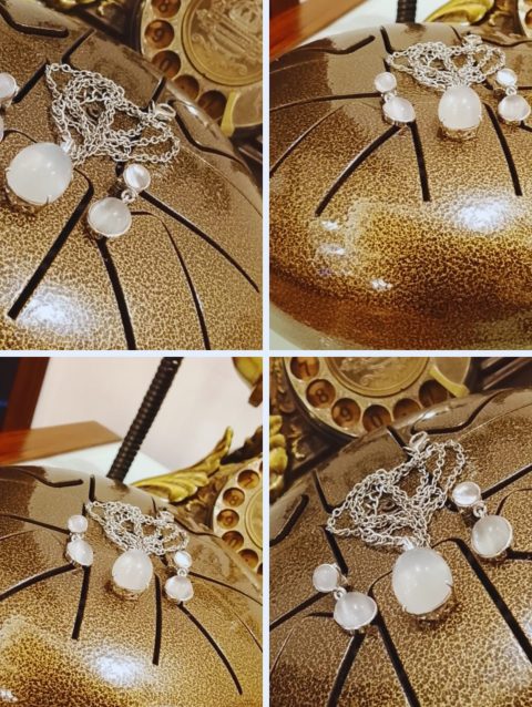 Moonstone Pendant Necklace