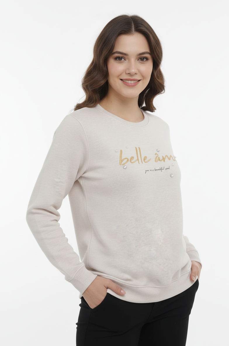 Cream sweater - Image 4