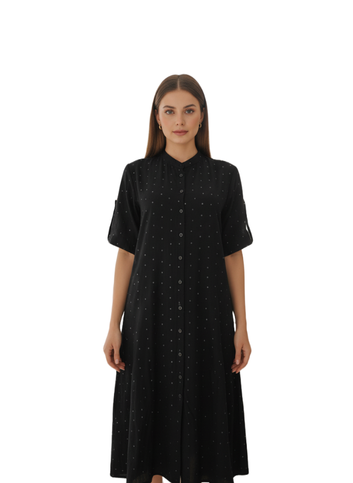 Black kurta with plazzo - Image 4