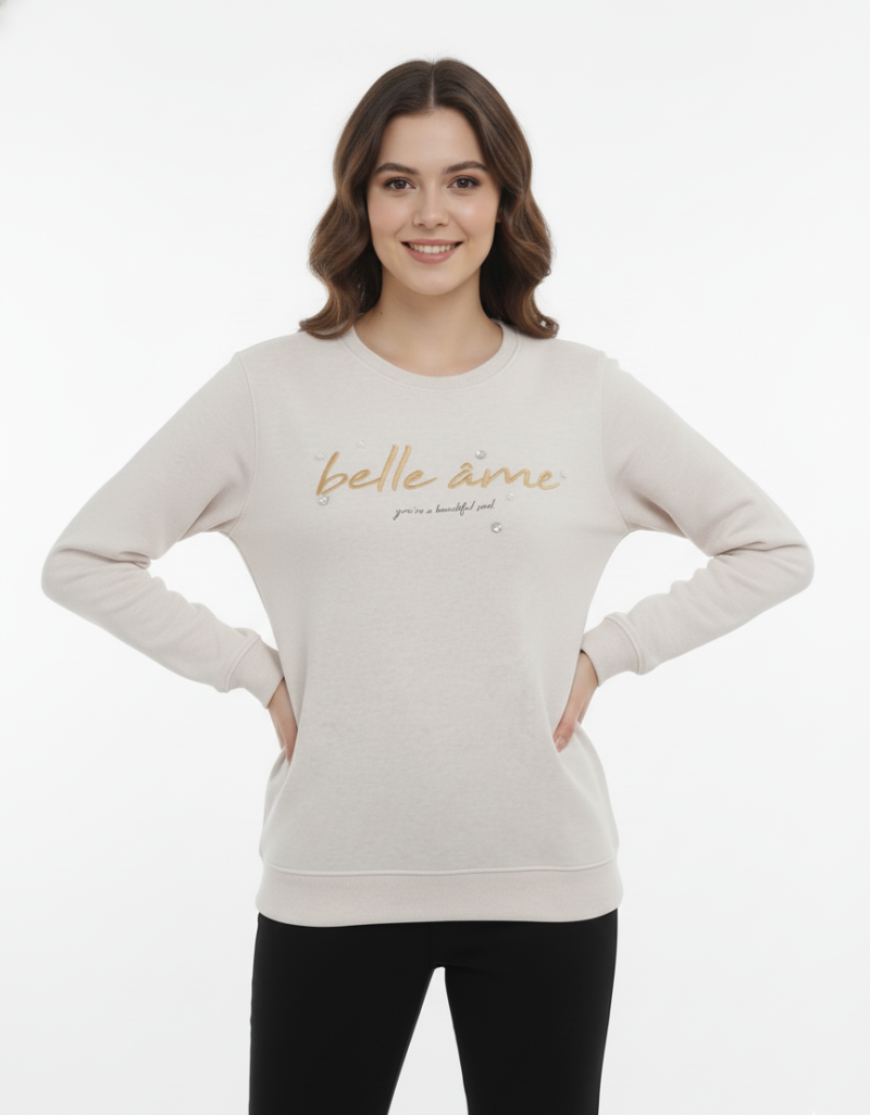 Cream sweater