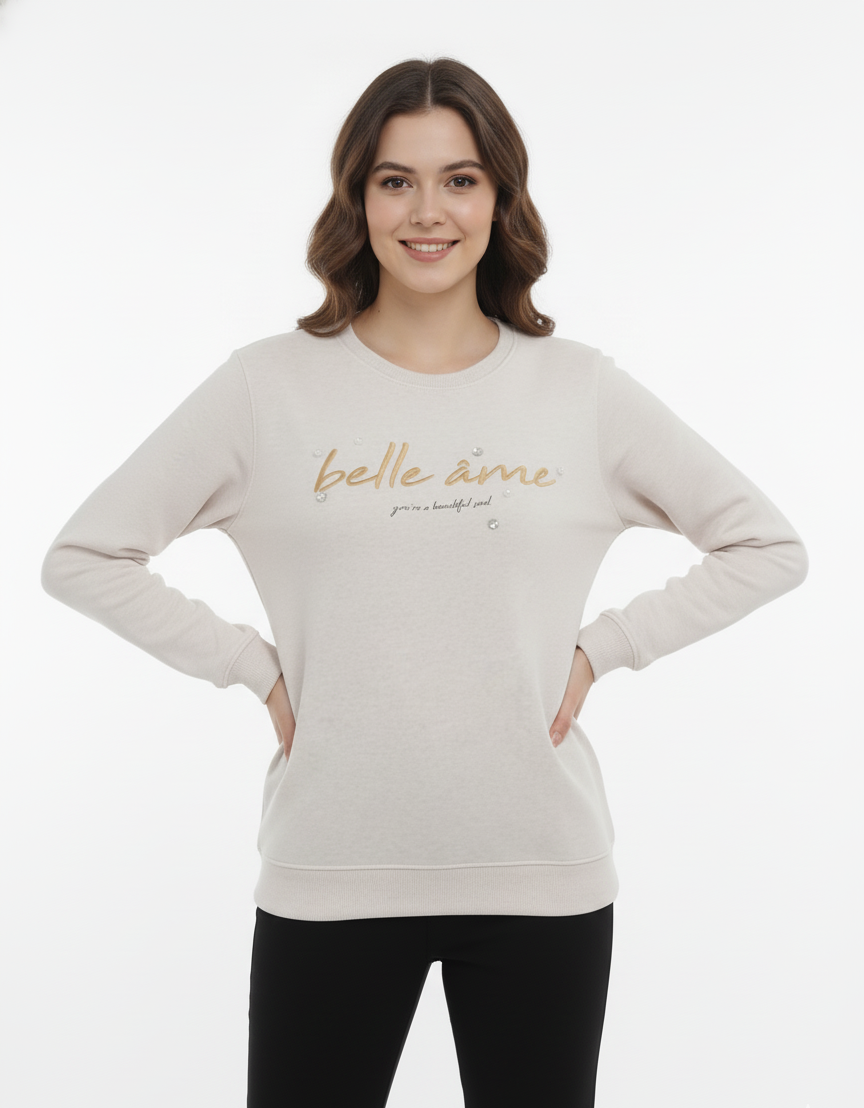 Cream sweater