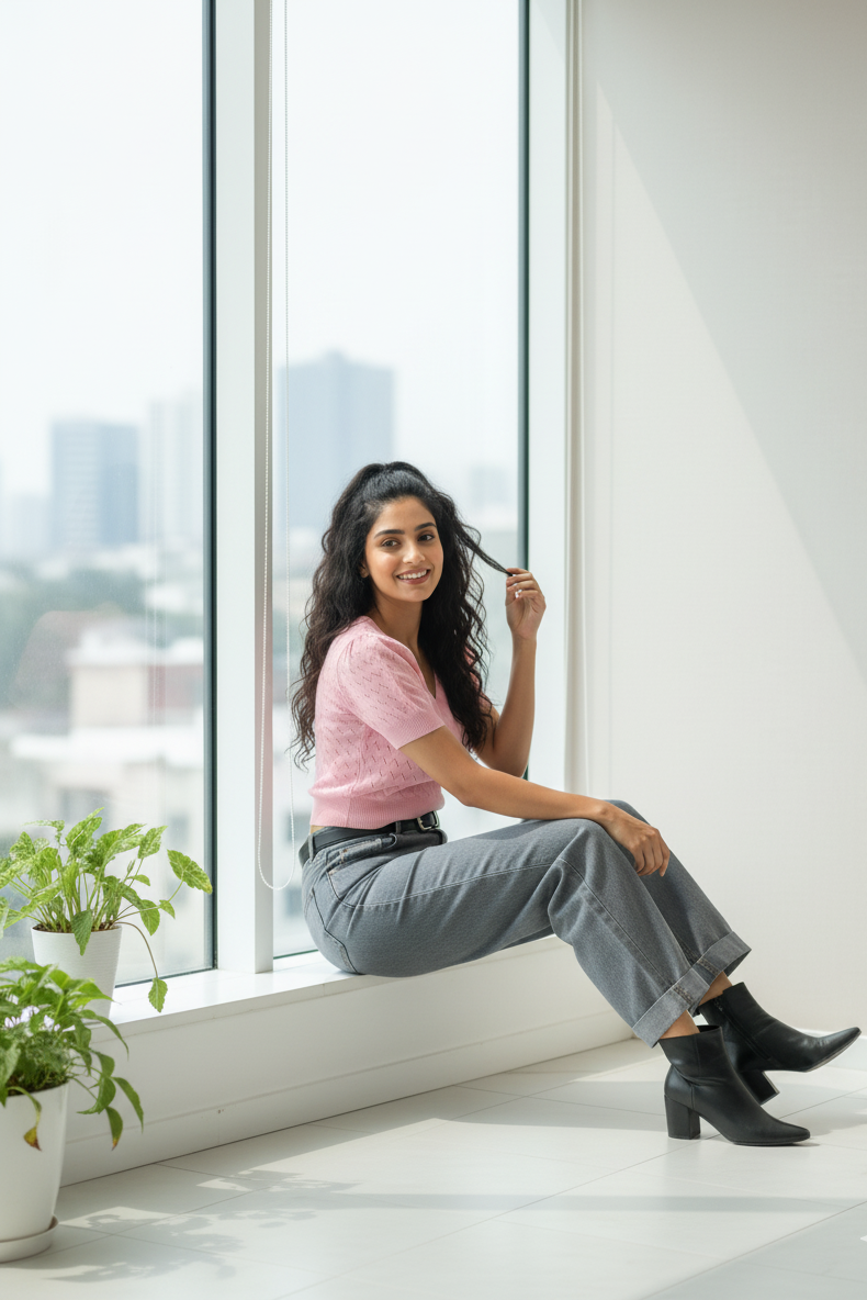 pink crop top - Image 3
