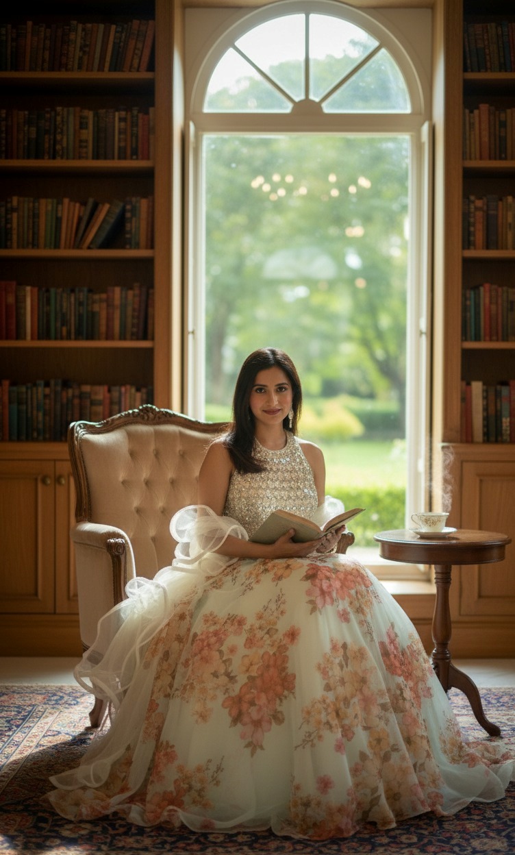 Sea green Lehanga - Image 2