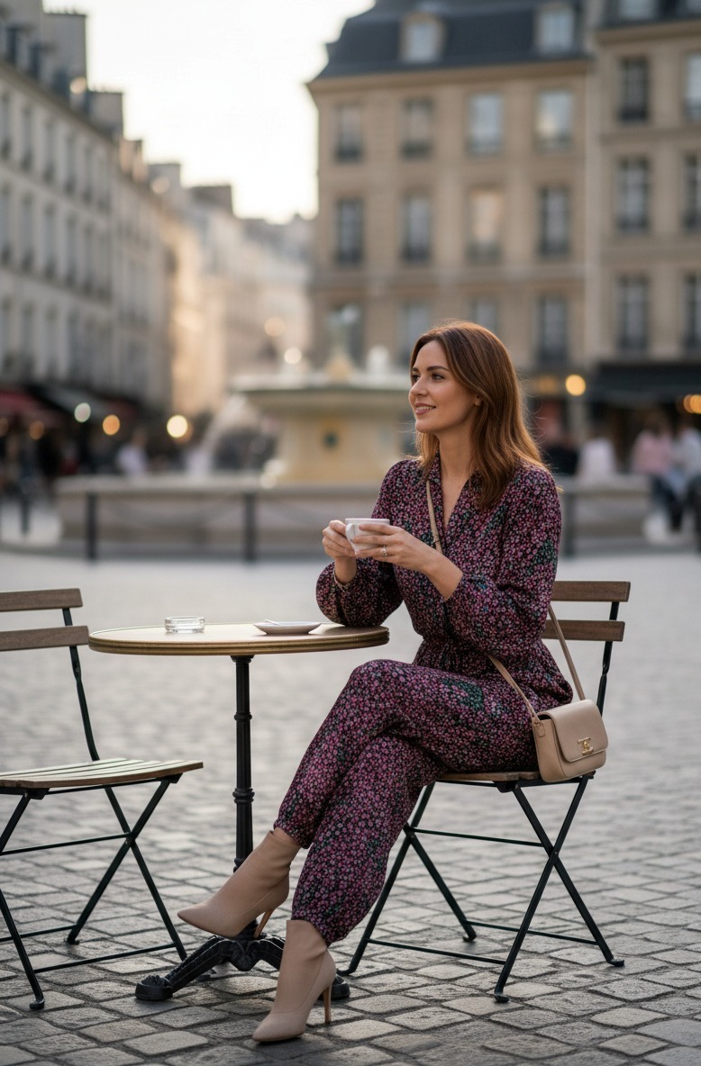 Multi colour Floral print jumpsuit - Image 3