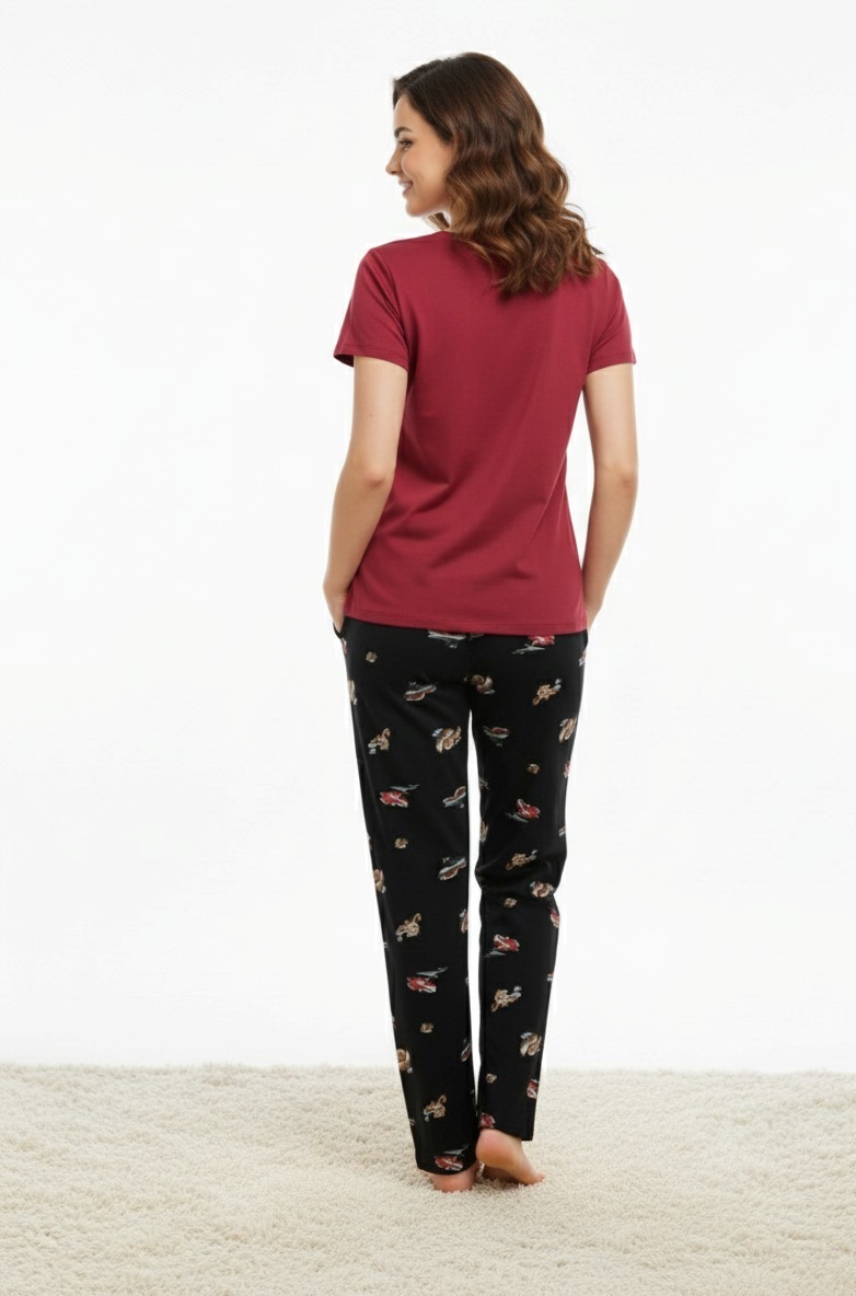 Red Black Night Suit - Image 4