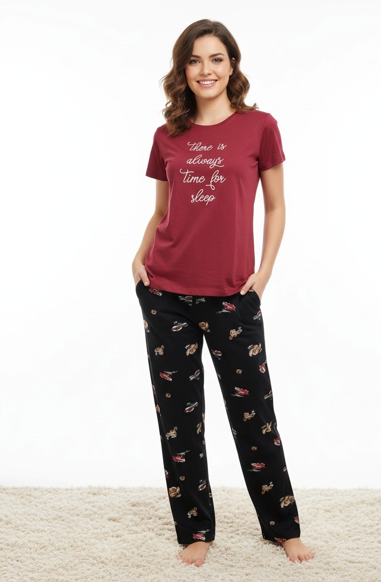 Red Black Night Suit - Image 2