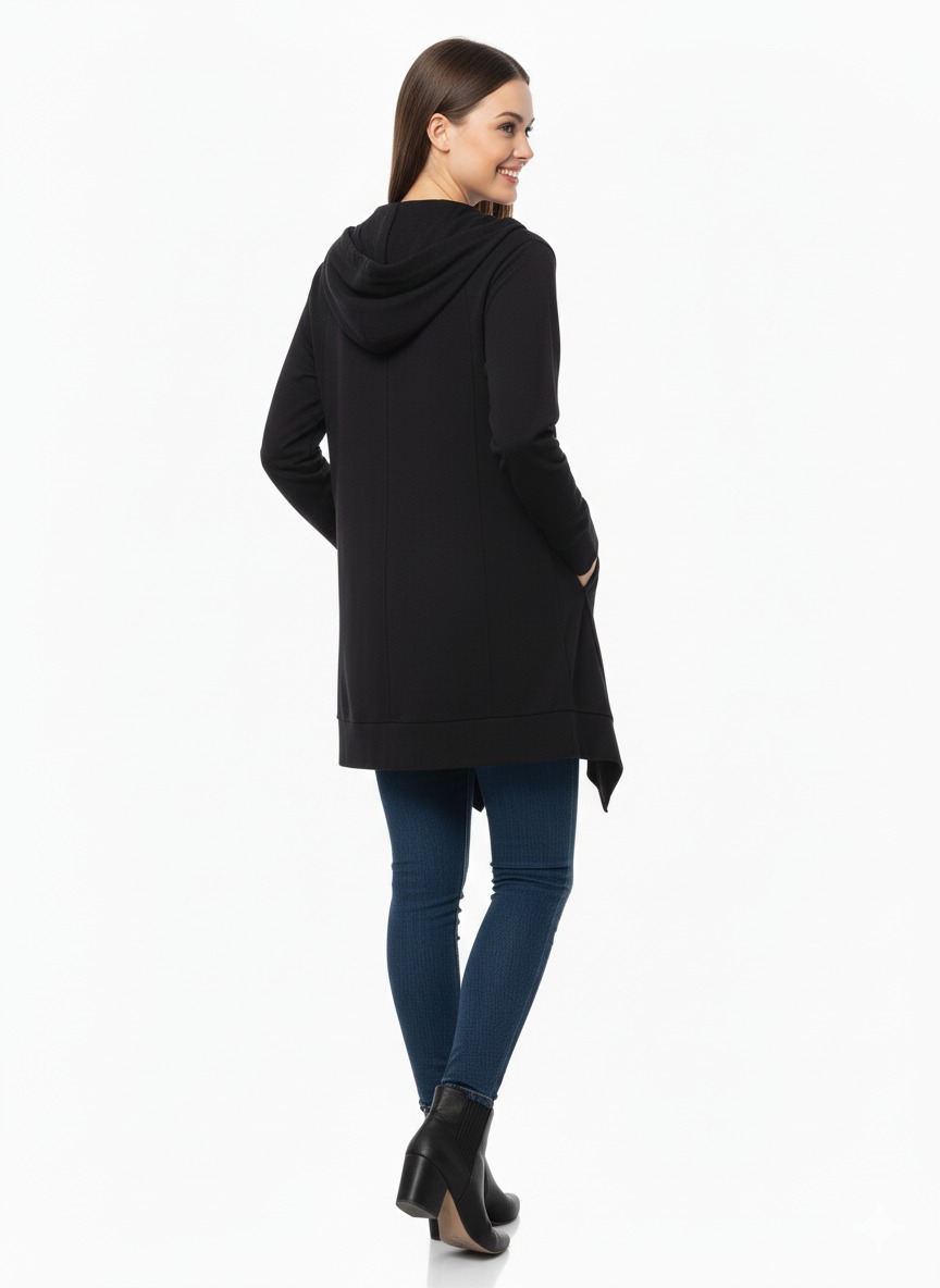 Black Long Jacket - Image 2
