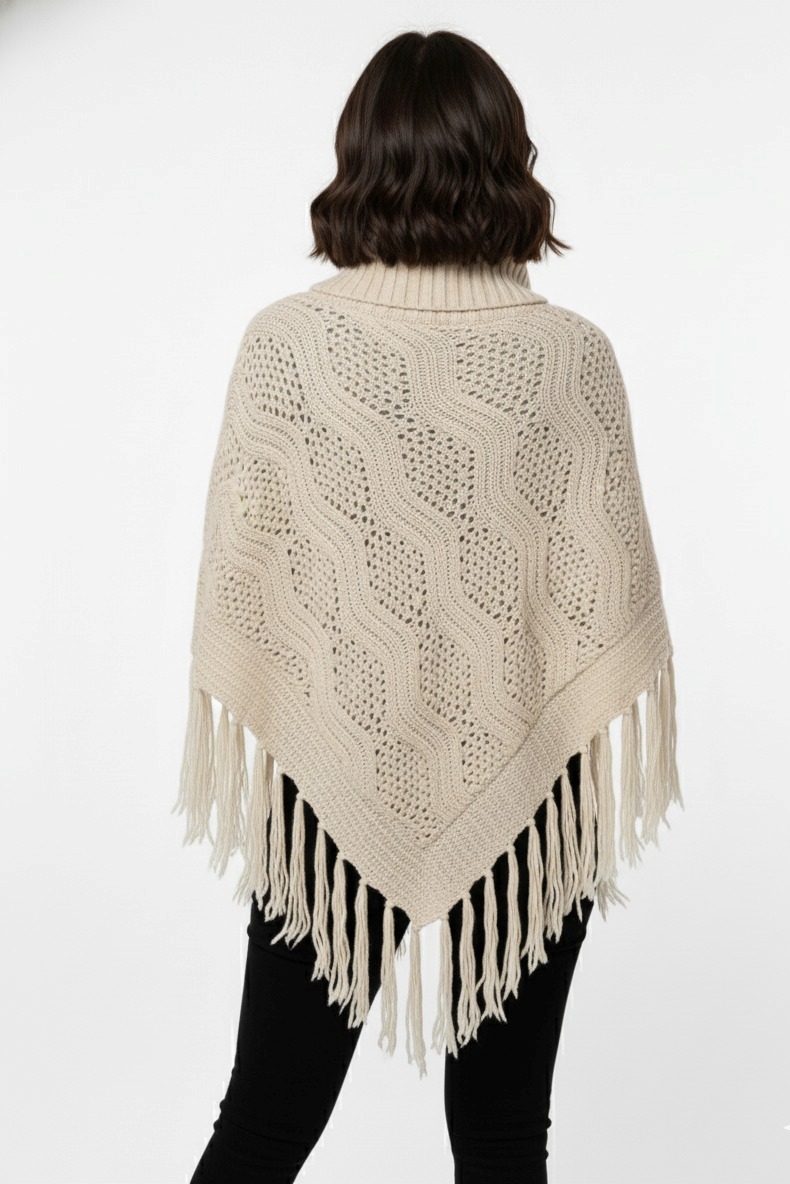Pure Wool Poncho - Image 2