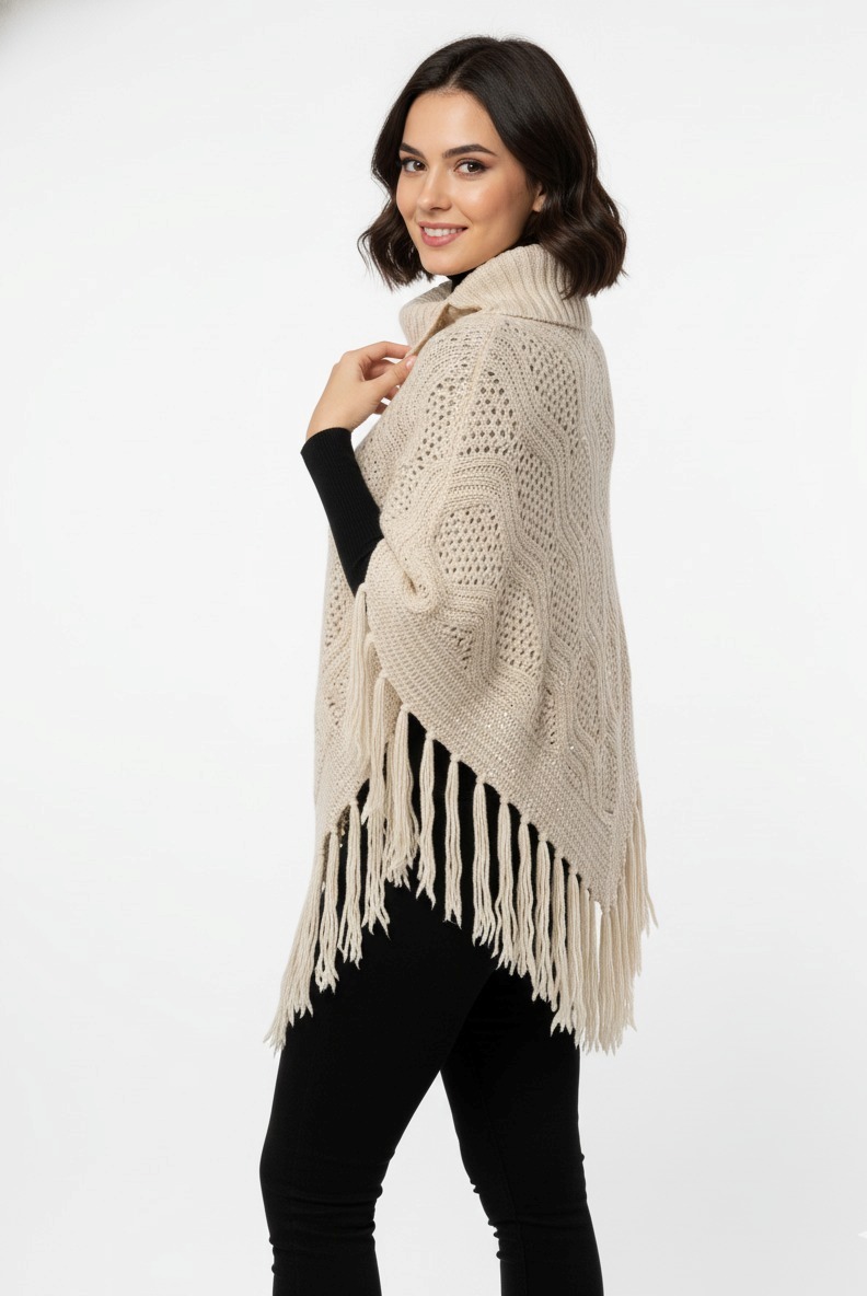 Pure Wool Poncho - Image 5