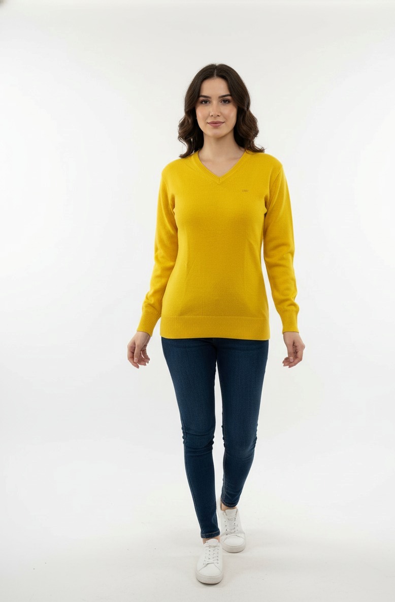 Yellow Sweater for women's