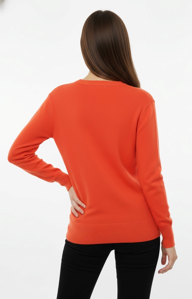 Orange Sweater for women's - Image 5