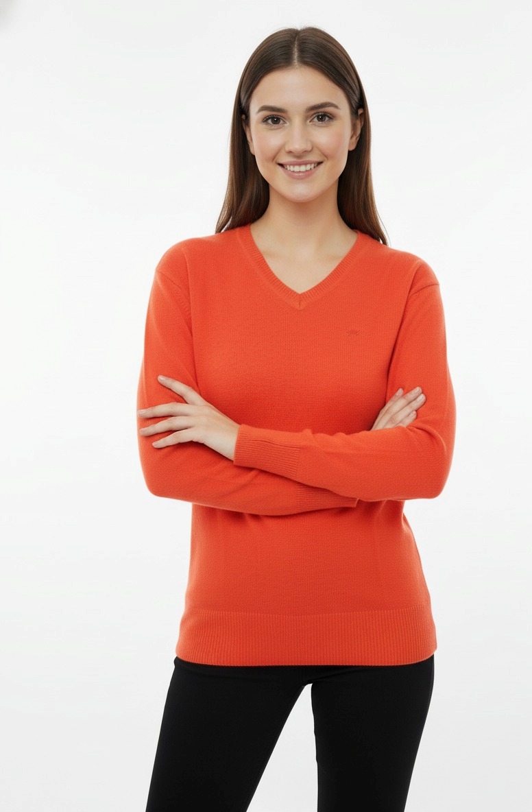 Orange Sweater for women's - Image 3