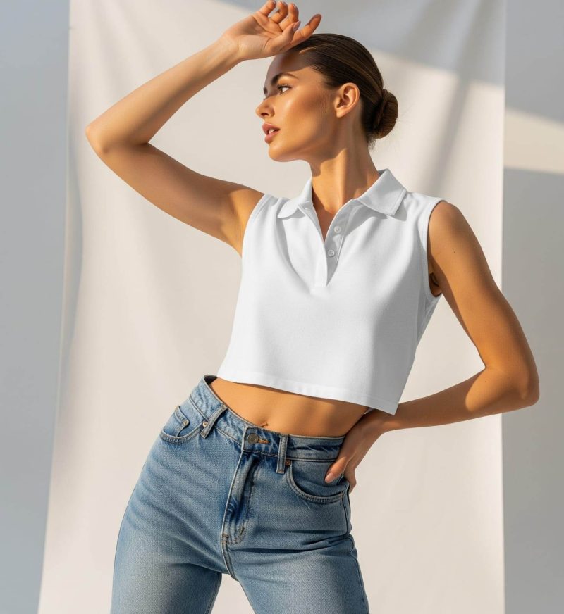 white crop top - Image 3