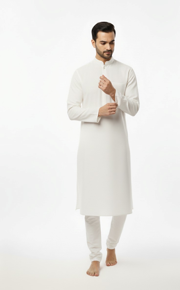 white kurta - Image 7