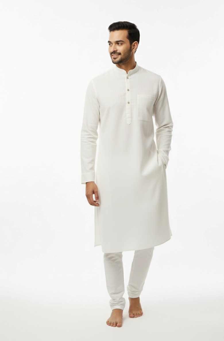 white kurta - Image 5