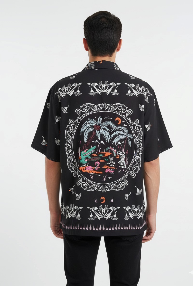 Black short-sleeve shirt - Image 4