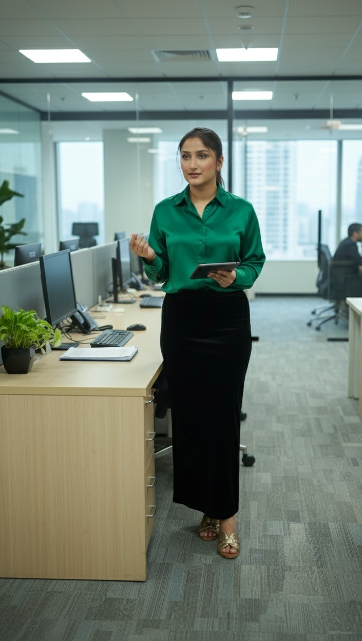 Green full sleeve shirt - Image 6