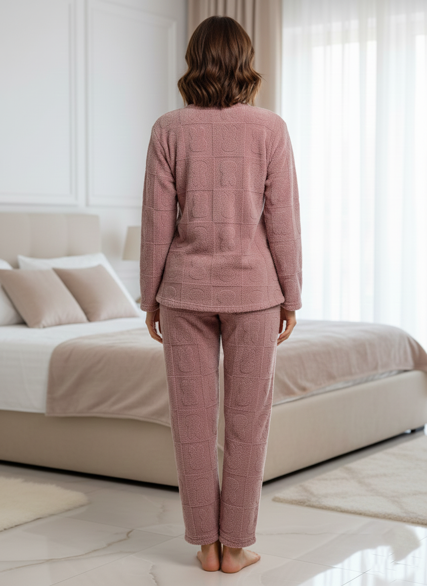 Dusty Rose Koren Night Suit - Image 3
