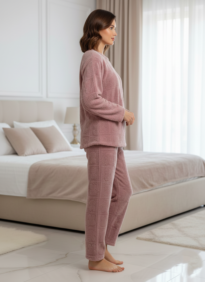 Dusty Rose Koren Night Suit - Image 2